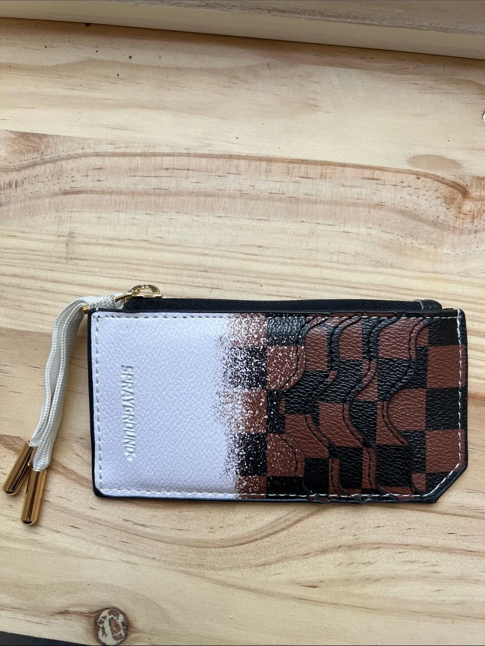 Sprayground Spraysharks Worldwide Slim Money Holder Split Wallet Deadstock